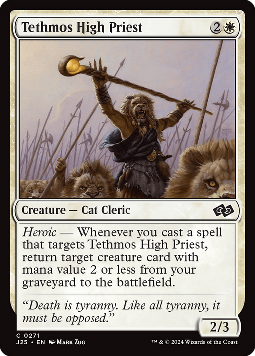 Tethmos High Priest (J25-271) [Foundations Jumpstart] MTG Single Wizards of the Coast