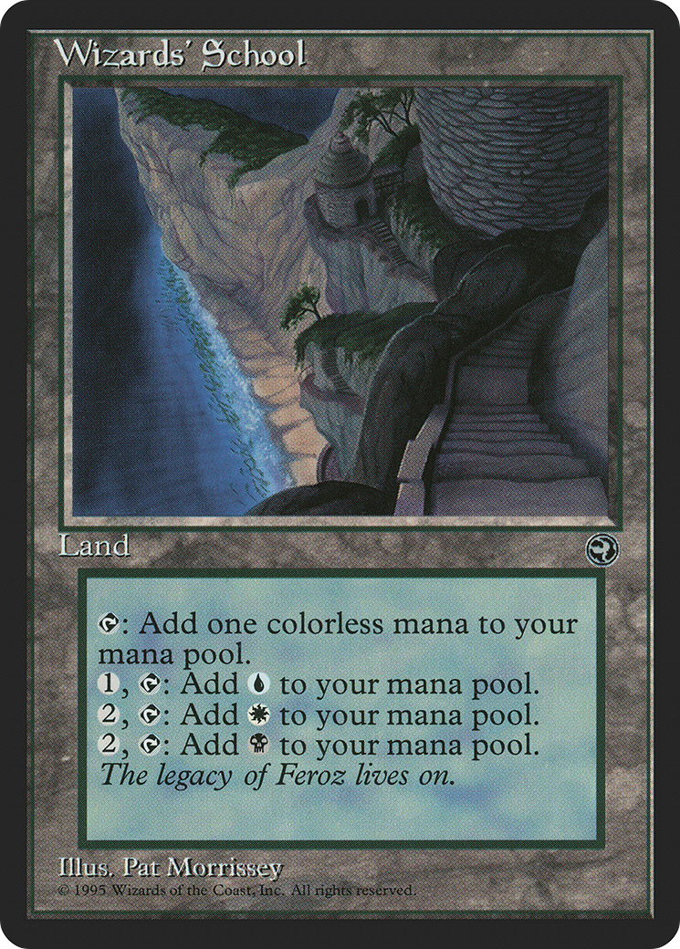 Wizards' School (HML-115) [Homelands] MTG Single Wizards of the Coast