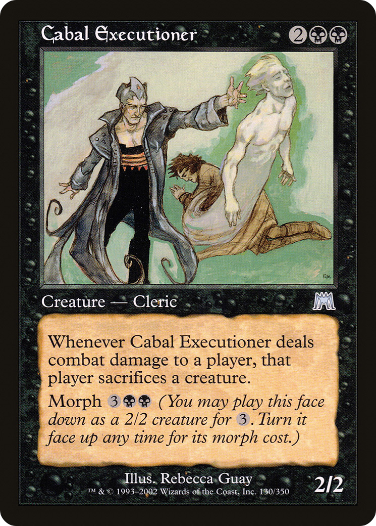 Cabal Executioner (ONS-130) [Onslaught] MTG Single Wizards of the Coast