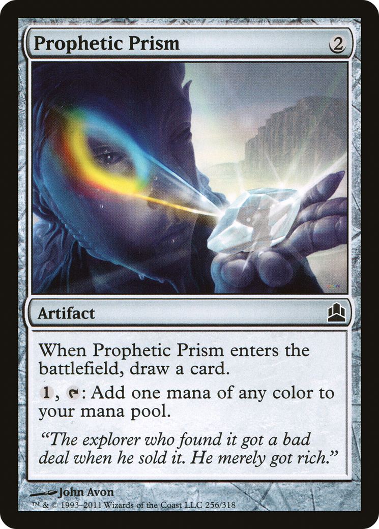 Prophetic Prism (CMD-256) [Commander 2011] MTG Single Wizards of the Coast