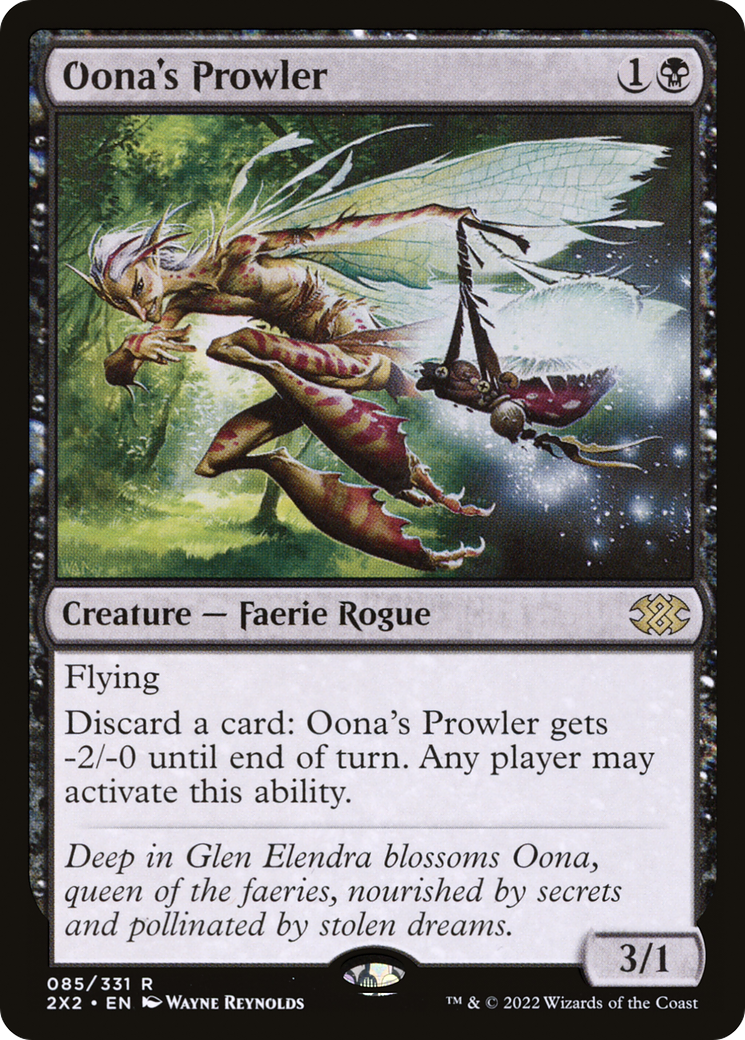 Oona's Prowler (2X2-085) [Double Masters 2022] Foil MTG Single Wizards of the Coast