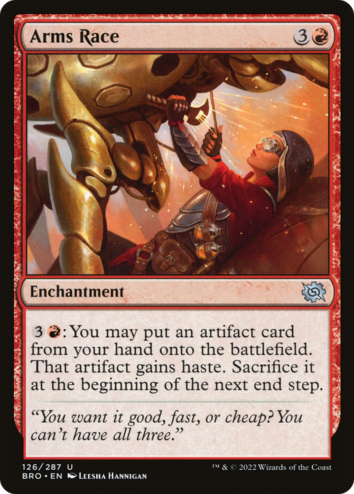 Arms Race (BRO-126) [The Brothers' War] MTG Single Wizards of the Coast