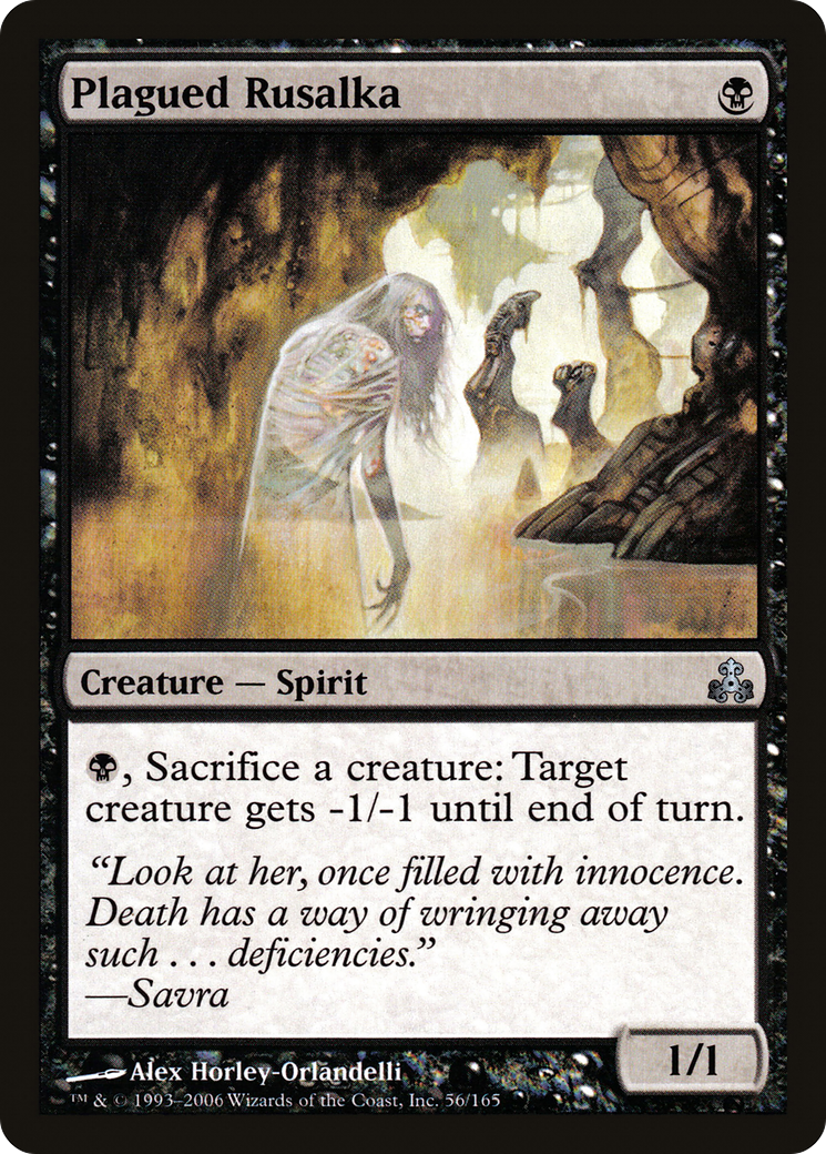 Plagued Rusalka (GPT-056) [Guildpact] MTG Single Wizards of the Coast