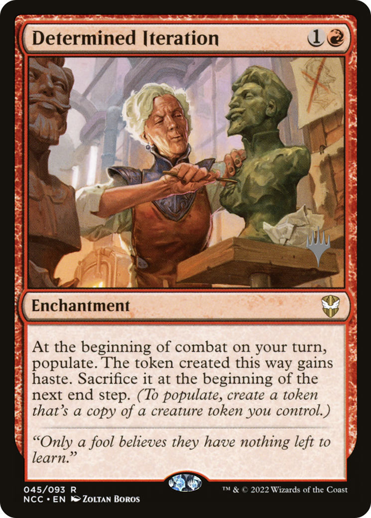 Determined Iteration (PPSNC-045) [New Capenna Commander Promos] Foil MTG Single Wizards of the Coast