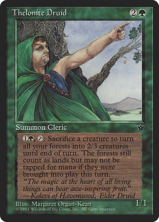Thelonite Druid (FEM-078) [Fallen Empires] MTG Single Wizards of the Coast