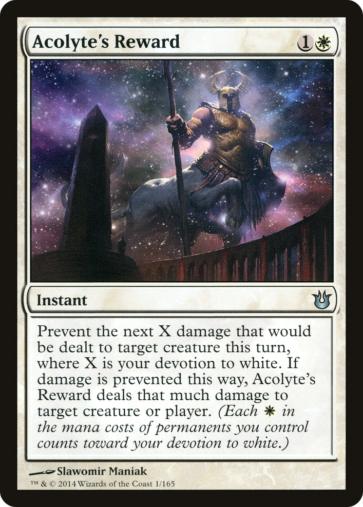 Acolyte's Reward (BNG-001) [Born of the Gods] Foil MTG Single Wizards of the Coast