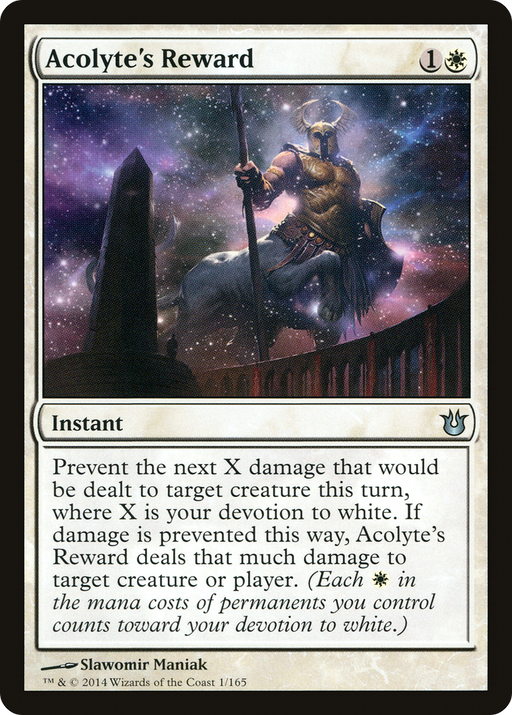 Acolyte's Reward (BNG-001) [Born of the Gods] Foil MTG Single Wizards of the Coast
