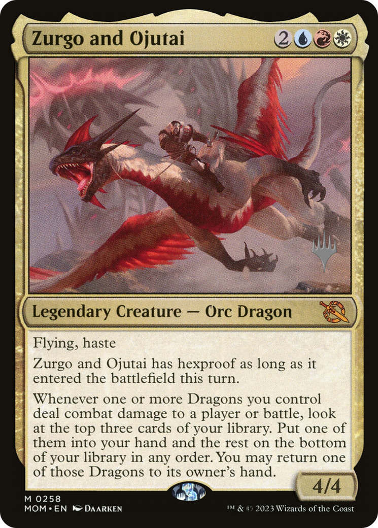 Zurgo and Ojutai (PPMOM-258) [March of the Machine Promos] MTG Single Wizards of the Coast