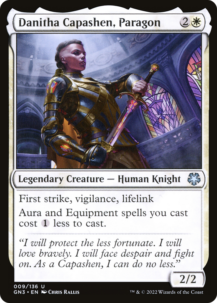Danitha Capashen, Paragon (GN3-009) [Misc] Game Night: Free-for-All MTG Single Wizards of the Coast