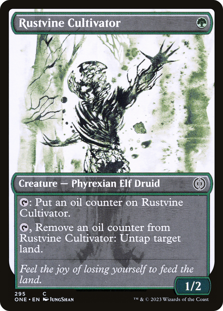 Rustvine Cultivator (ONE-295) [Phyrexia: All Will Be One] (Showcase) Foil MTG Single Wizards of the Coast