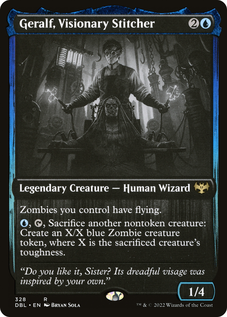 Geralf, Visionary Stitcher (DBL-328) [Innistrad: Double Feature] Foil MTG Single Wizards of the Coast