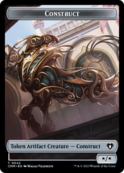 Eldrazi Spawn // Construct (0042) Double-Sided Token [Tokens] Commander Masters Tokens MTG Single Magic: The Gathering