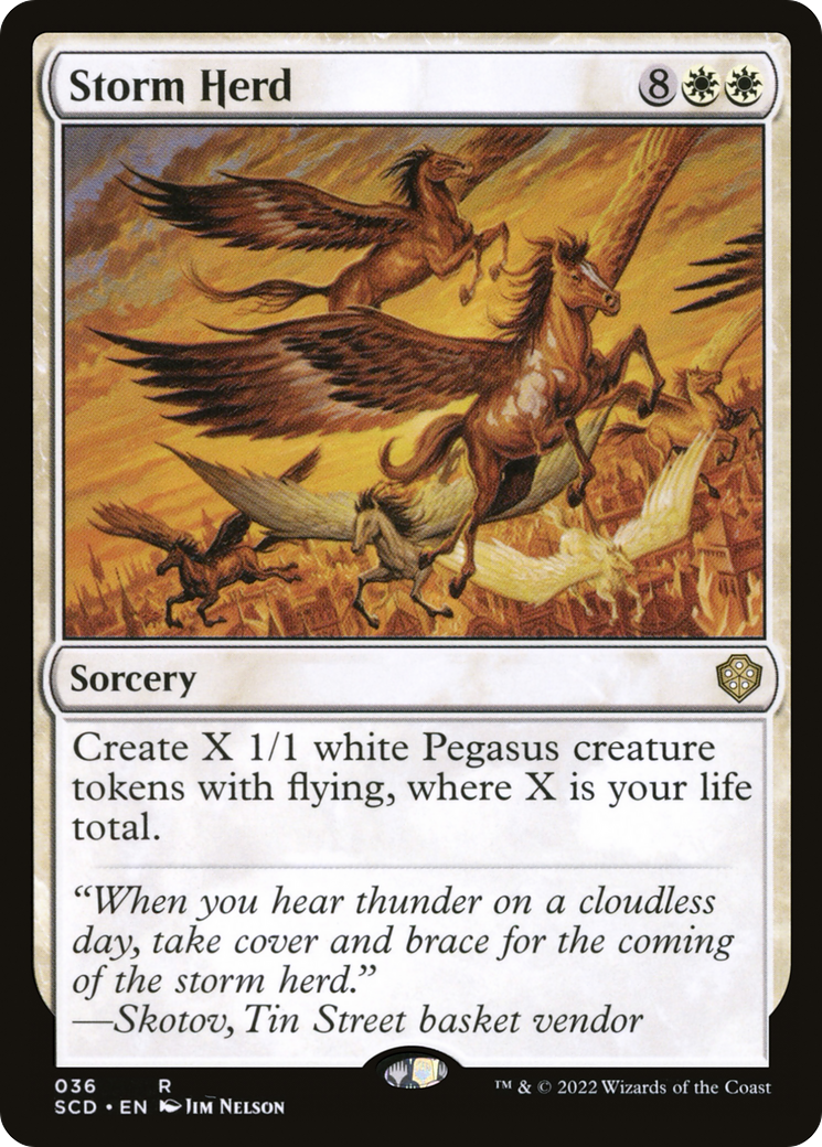 Storm Herd (SCD-036) [Starter Commander Decks] MTG Single Wizards of the Coast