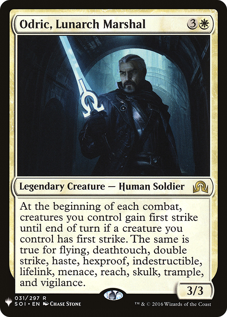 Odric, Lunarch Marshal (LIST-SOI-31) [Mystery Booster] The List MTG Single Wizards of the Coast