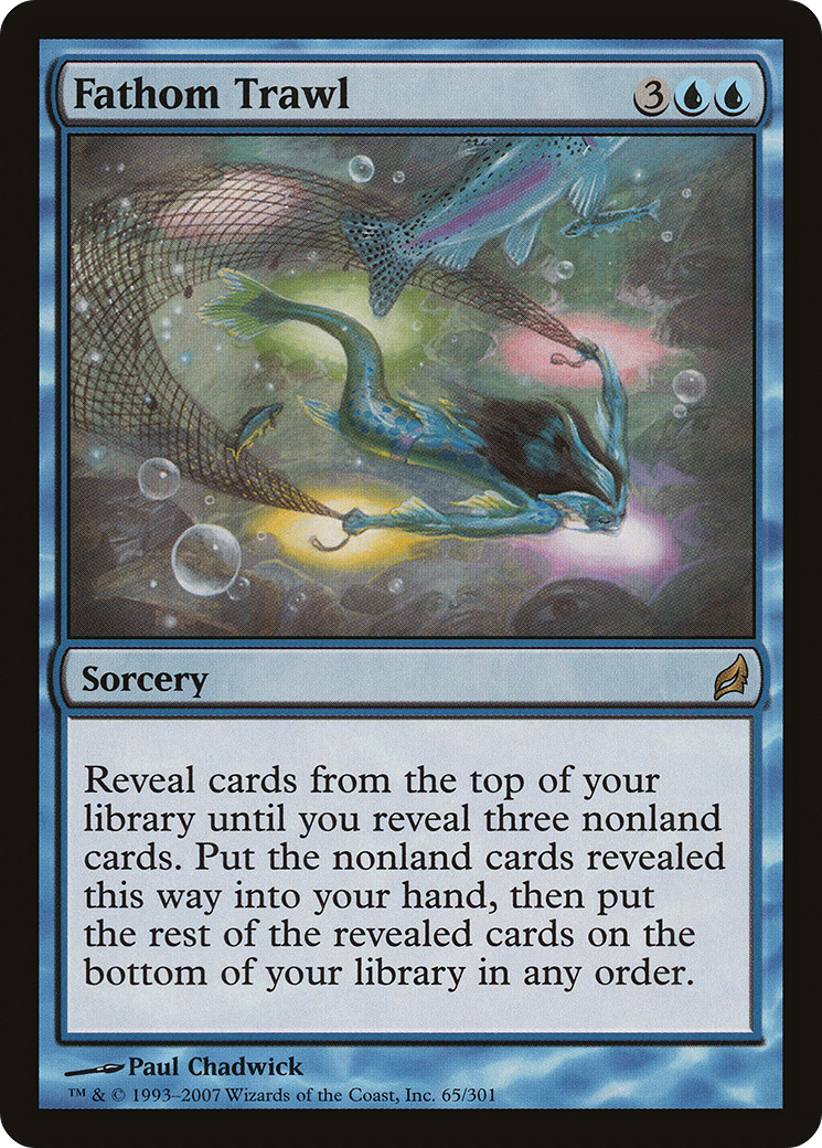 Fathom Trawl (LRW-065) [Lorwyn] Foil MTG Single Wizards of the Coast