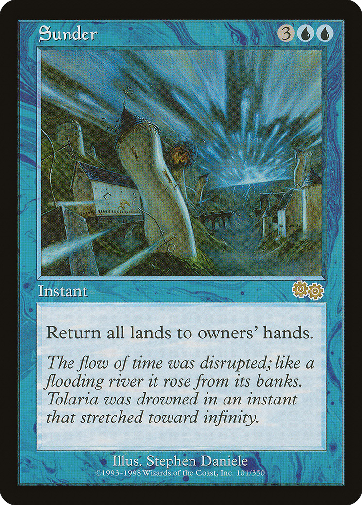 Sunder (USG-101) [Urza's Saga] MTG Single Wizards of the Coast