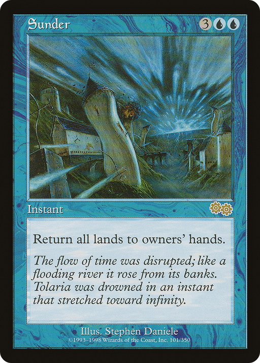 Sunder (USG-101) [Urza's Saga] MTG Single Wizards of the Coast