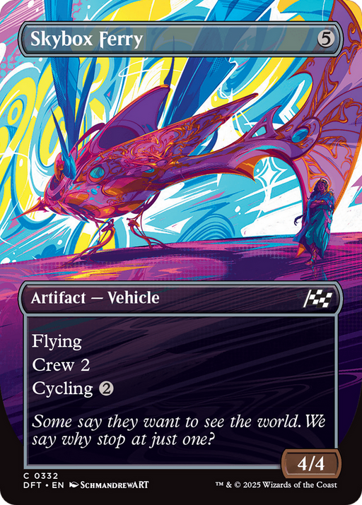Skybox Ferry (DFT-332) [Aetherdrift] (Borderless) MTG Single Wizards of the Coast