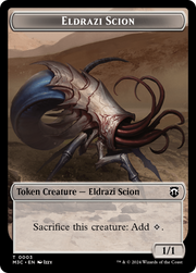 Eldrazi Scion // Eldrazi Spawn Double-Sided Token [Tokens] Modern Horizons 3 Commander Tokens MTG Single Magic: The Gathering