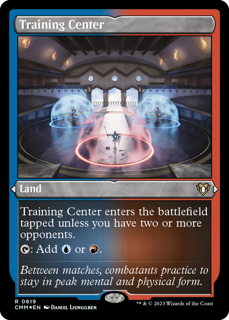 Training Center (CMM-619) [Commander Masters] Etched Foil MTG Single Wizards of the Coast
