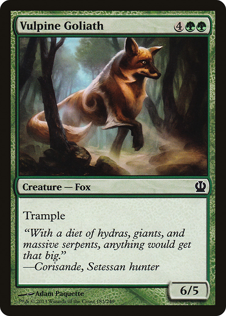 Vulpine Goliath (THS-183) [Theros] MTG Single Wizards of the Coast