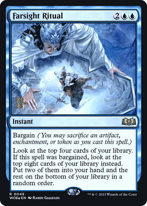 Farsight Ritual (PRE-049) [Wilds of Eldraine Promos] Foil MTG Single Wizards of the Coast