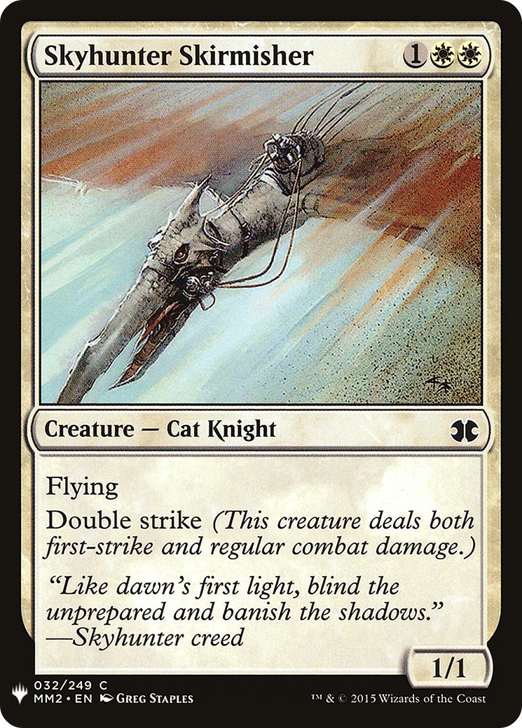 Skyhunter Skirmisher (LIST-MM2-32) [Mystery Booster] The List MTG Single Wizards of the Coast