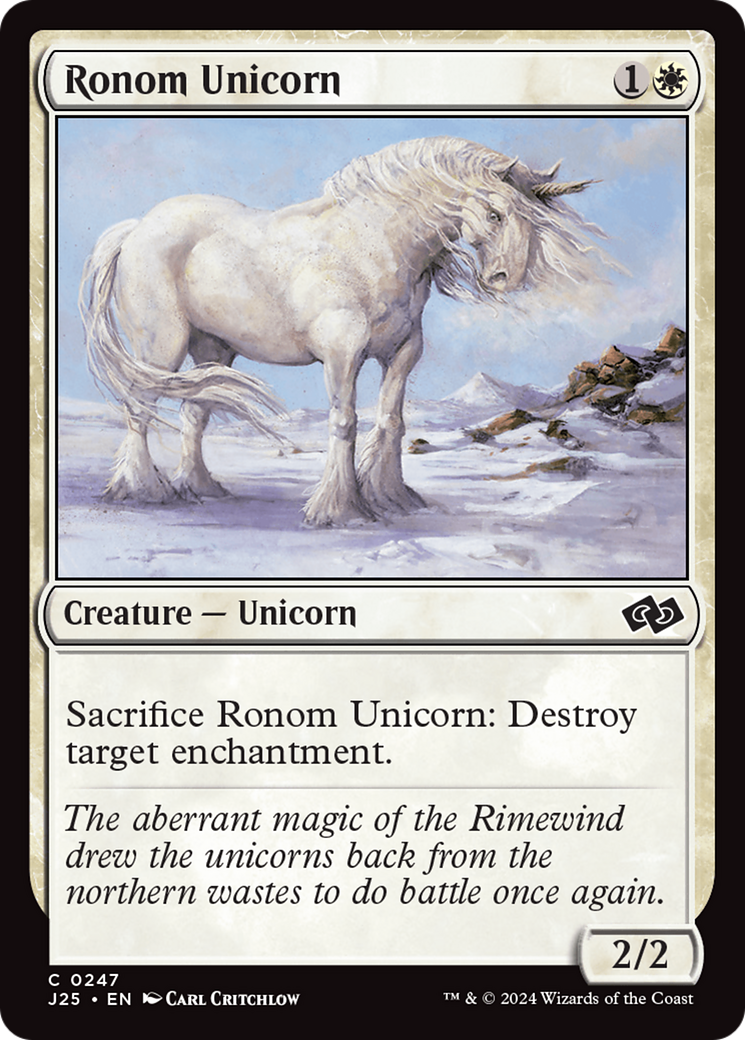 Ronom Unicorn (J25-247) [Foundations Jumpstart] MTG Single Wizards of the Coast