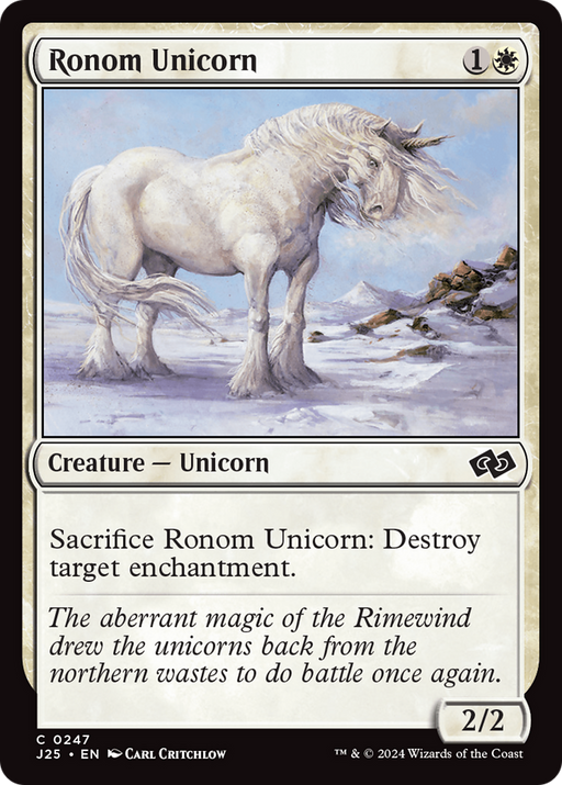 Ronom Unicorn (J25-247) [Foundations Jumpstart] MTG Single Wizards of the Coast