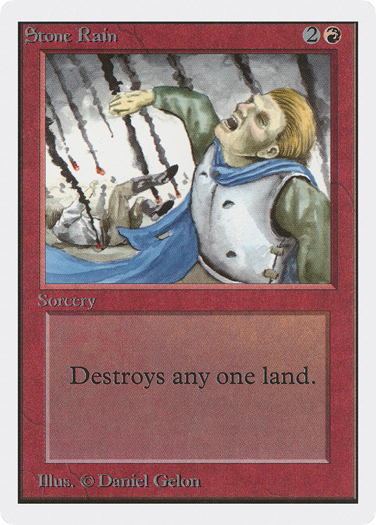 Stone Rain (2ED-178) [Oldschool] Unlimited Edition MTG Single Wizards of the Coast