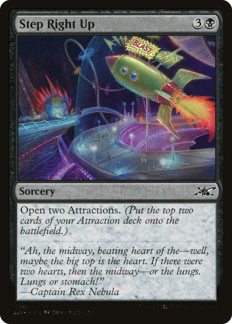 Step Right Up (Galaxy Foil) (UNF-380) [Unfinity] Foil MTG Single Wizards of the Coast