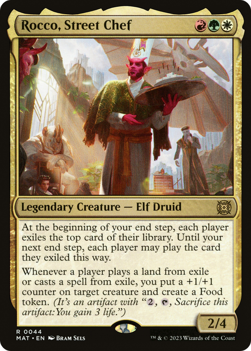 Rocco, Street Chef (MAT-044) [March of the Machine: The Aftermath] Foil MTG Single Wizards of the Coast
