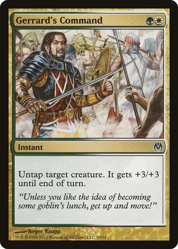 Gerrard's Command (DDE-053) [Misc] Duel Decks: Phyrexia vs. the Coalition MTG Single Wizards of the Coast