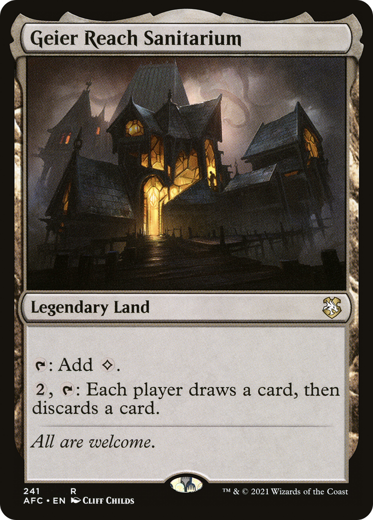 Geier Reach Sanitarium (AFC-241) [Forgotten Realms Commander] MTG Single Wizards of the Coast