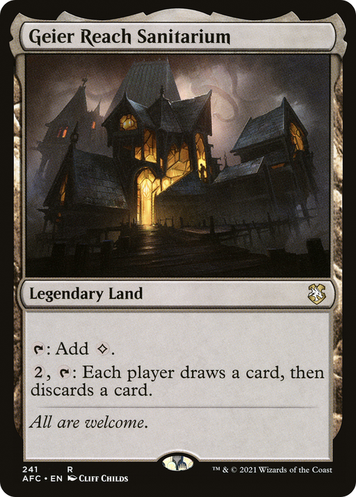 Geier Reach Sanitarium (AFC-241) [Forgotten Realms Commander] MTG Single Wizards of the Coast