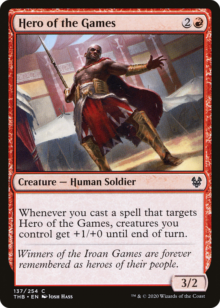 Hero of the Games (THB-137) [Theros Beyond Death] Foil MTG Single Wizards of the Coast