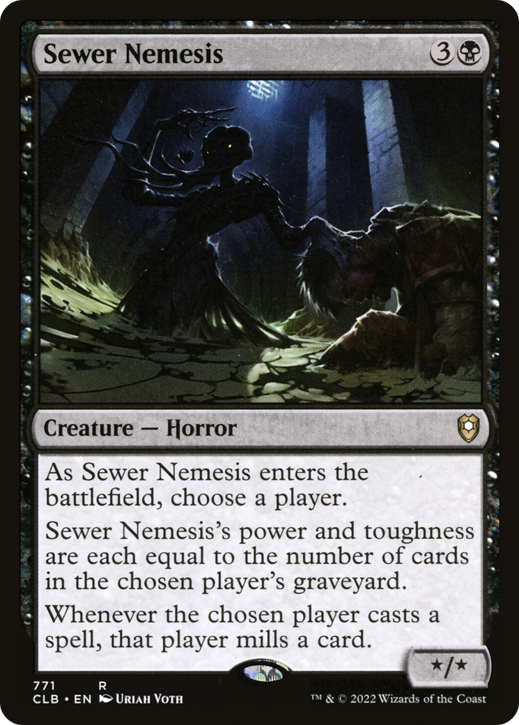 Sewer Nemesis (CLB-771) [Commander Legends: Battle for Baldur's Gate] MTG Single Wizards of the Coast