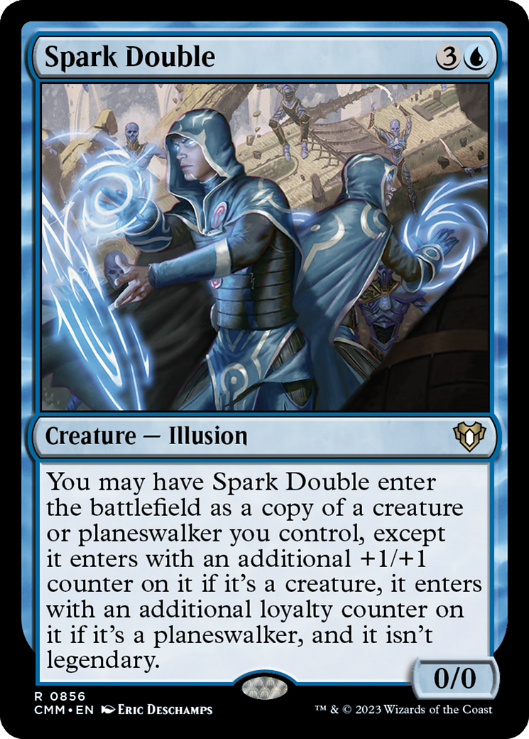 Spark Double (CMM-856) [Commander Masters] MTG Single Wizards of the Coast
