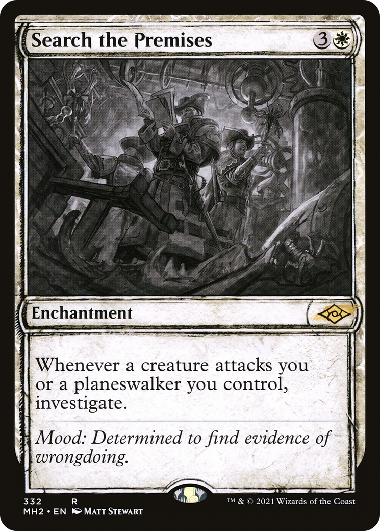 Search the Premises (MH2-332) [Modern Horizons 2] (Showcase) Foil MTG Single Modern Horizons 2