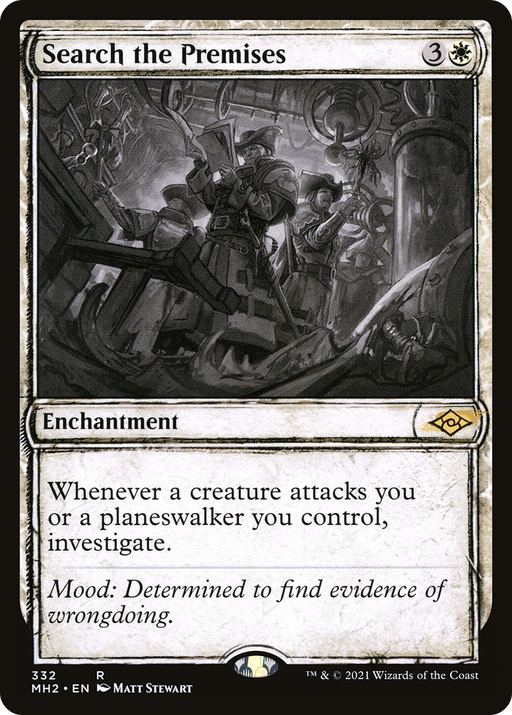 Search the Premises (MH2-332) [Modern Horizons 2] (Showcase) Foil MTG Single Modern Horizons 2
