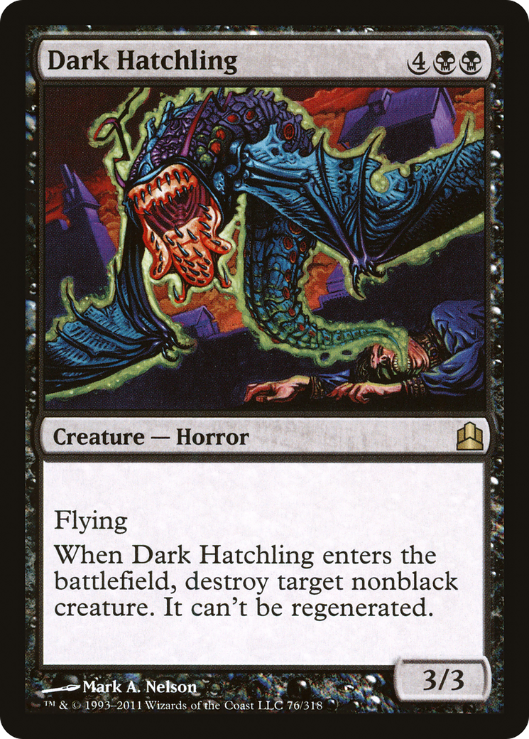 Dark Hatchling (CMD-076) [Commander 2011] MTG Single Wizards of the Coast