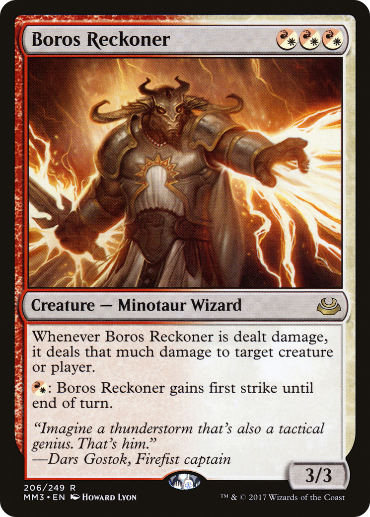Boros Reckoner (MM3-206) [Modern Masters 2017] Foil MTG Single Wizards of the Coast