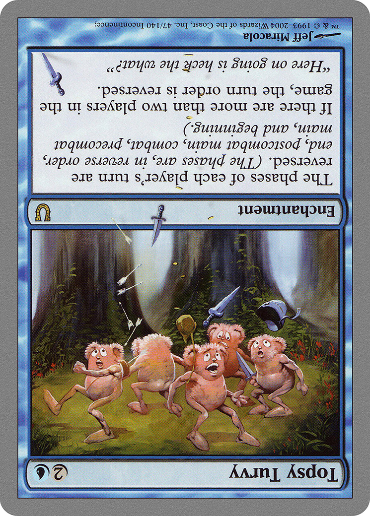Topsy Turvy (UNH-047) [Unhinged] Foil MTG Single Wizards of the Coast