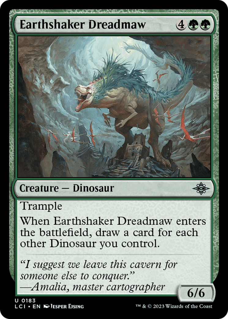 Earthshaker Dreadmaw (LCI-183) [The Lost Caverns of Ixalan] Foil MTG Single Wizards of the Coast