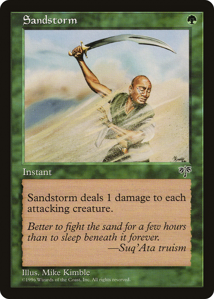 Sandstorm (MIR-239) [Mirage] MTG Single Wizards of the Coast