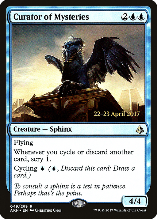 Curator of Mysteries (PRE-049) [Amonkhet Promos] Foil MTG Single Wizards of the Coast