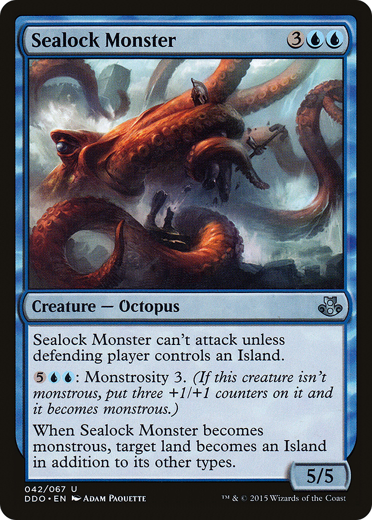 Sealock Monster (DDO-042) [Misc] Duel Decks: Elspeth vs. Kiora MTG Single Wizards of the Coast