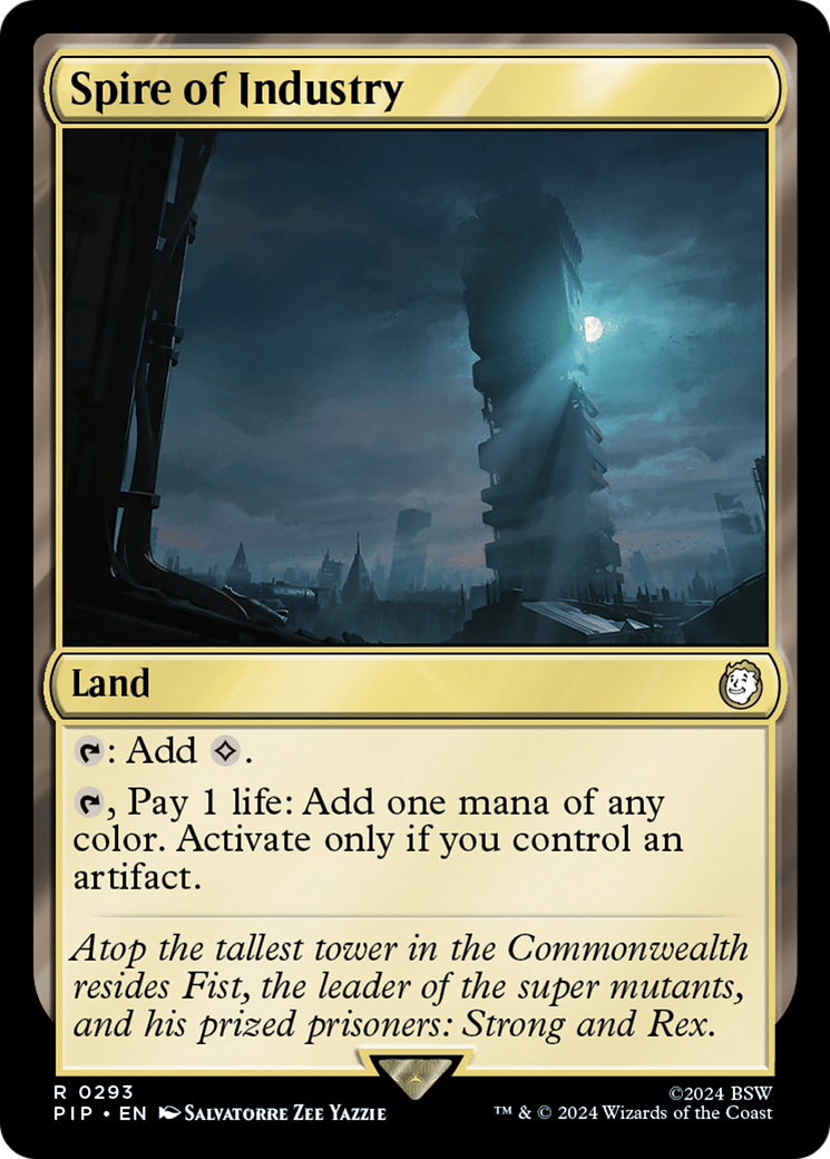 Spire of Industry (PIP-293) [Fallout] Foil MTG Single Wizards of the Coast