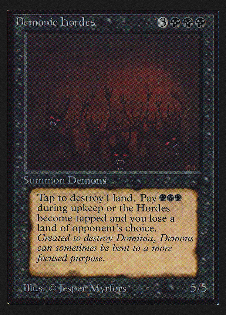 Demonic Hordes (CE) (CED-) [Collectors' Edition] MTG Single Wizards of the Coast