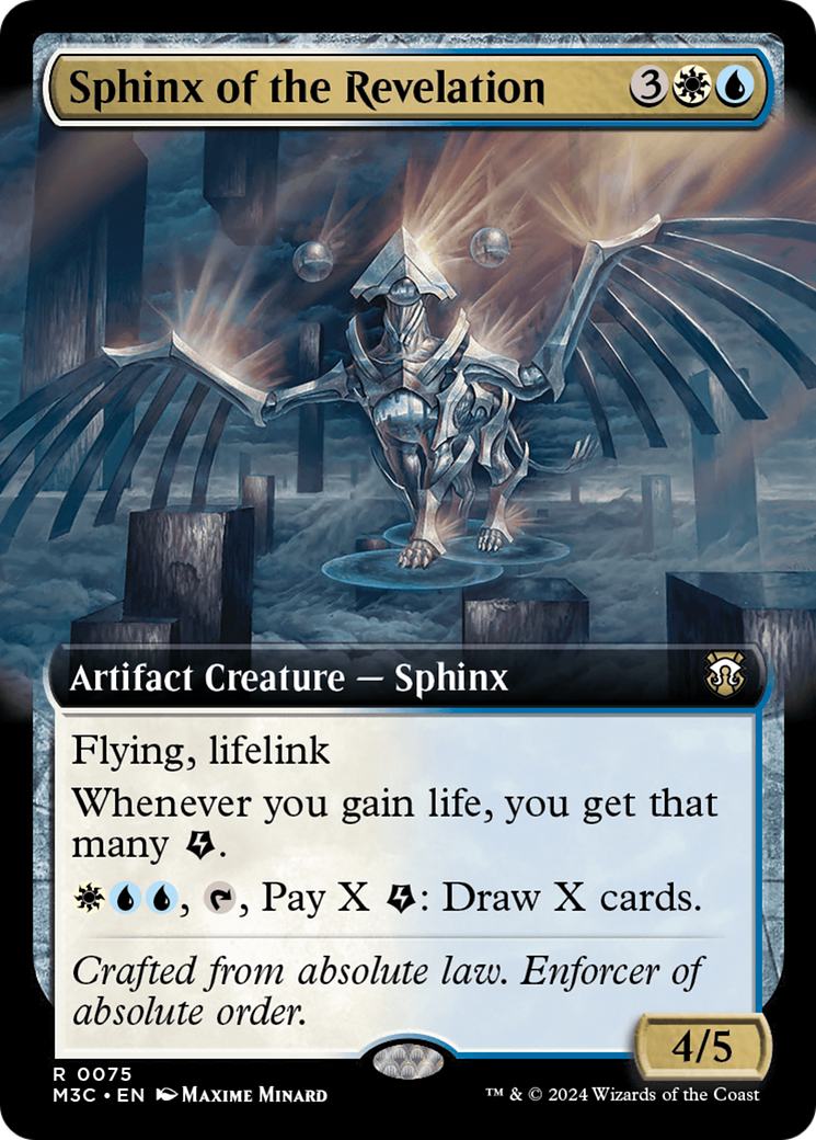 Sphinx of the Revelation (M3C-075) [Modern Horizons 3 Commander] (Extended Art) MTG Single Modern Horizons 3 Commander